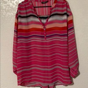 Sheer blouse. Size 2X